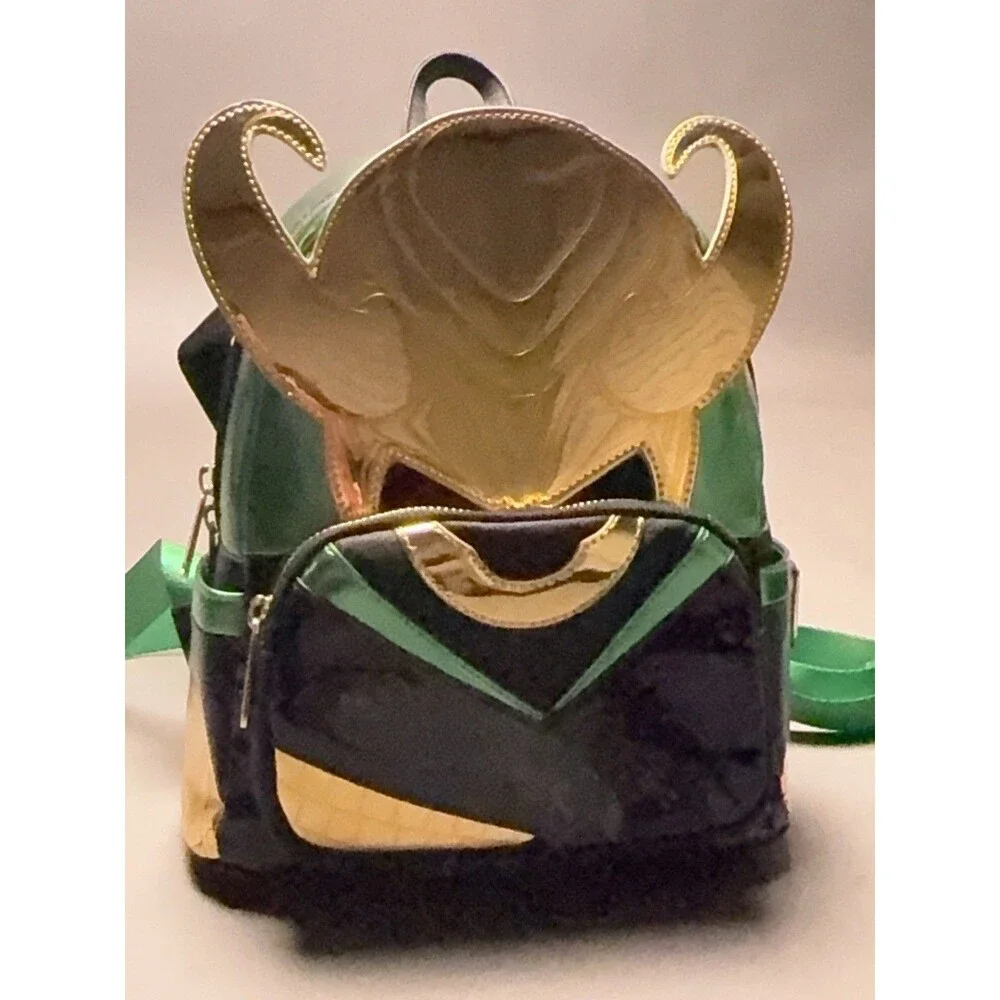 Marvel Loungefly Metallic Shine Loki Mini Backpack The Infinity Saga
